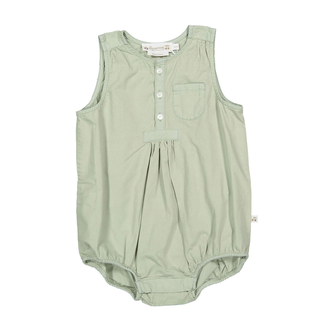 Bonpoint Green Nico Romper