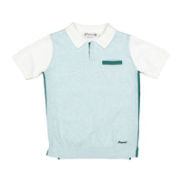 Bonpoint Ecru Laser Polo Shirt