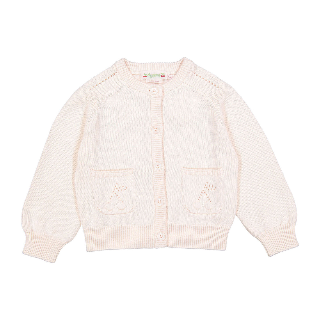 Bonpoint Light Pink Elisea Cardigan