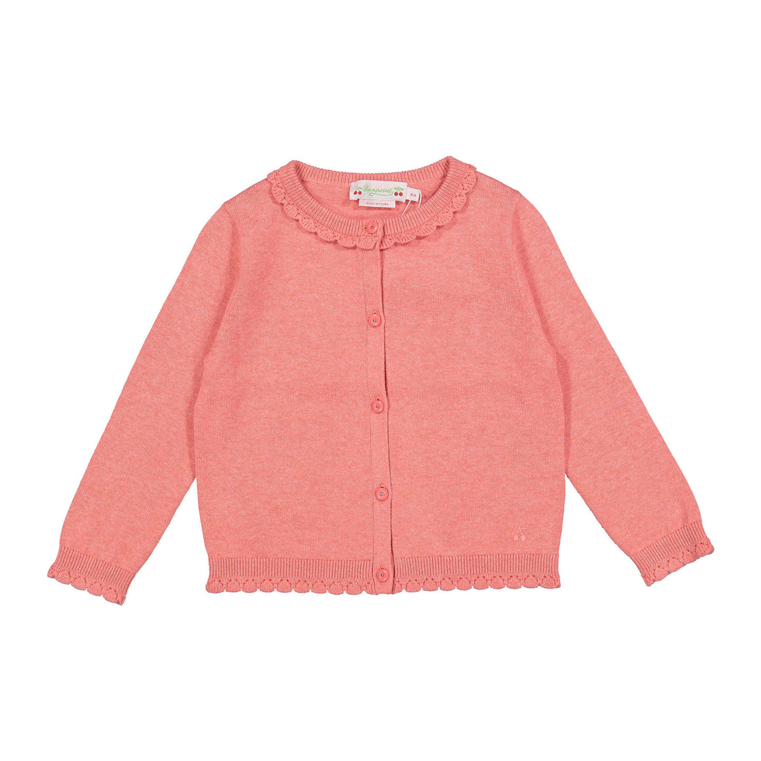 Bonpoint Candy Pink Larita Cardigan