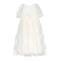 Petite Amalie  Flocked Spot Tulle Dress