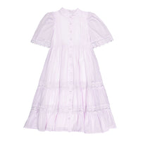 Petite Amalie  Lilac Lace Shirt Dress
