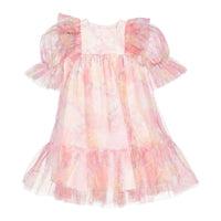 Petite Amalie  Dahlia Print Tulle Dress