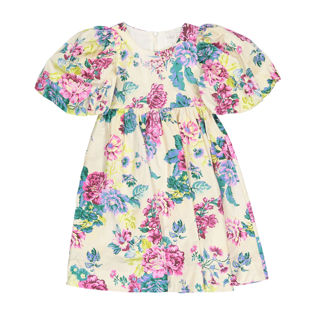 Petite Amalie  Jewel Print Poplin Dress
