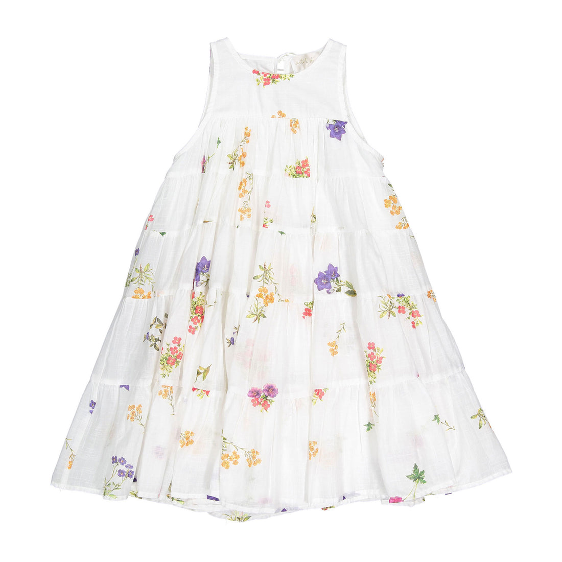 Petite Amalie  Floral Sketch Print Dress