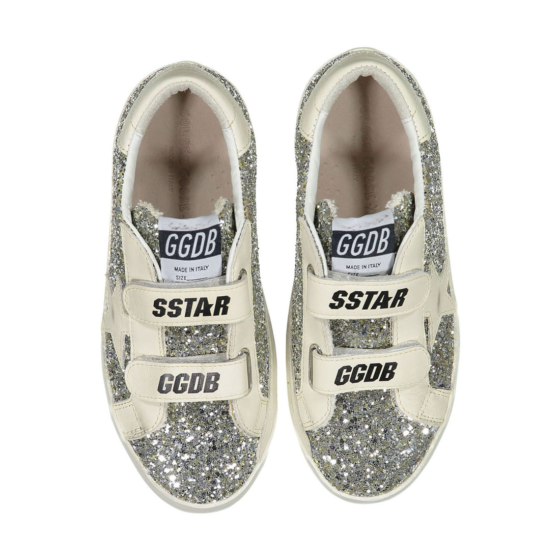 Golden Goose Platinum/Cream Old School Sneaker