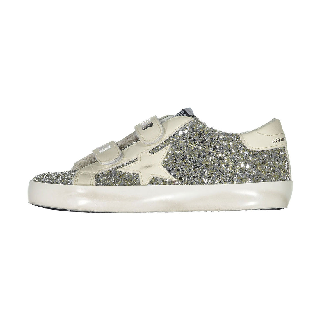 Golden Goose Platinum/Cream Old School Sneaker