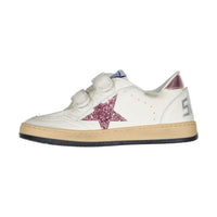 Golden Goose White/Bubblegum/Lilac Ballstar Sneaker