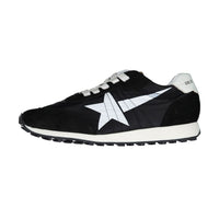 Golden Goose Black/Silver/White Running Marathon Sneaker
