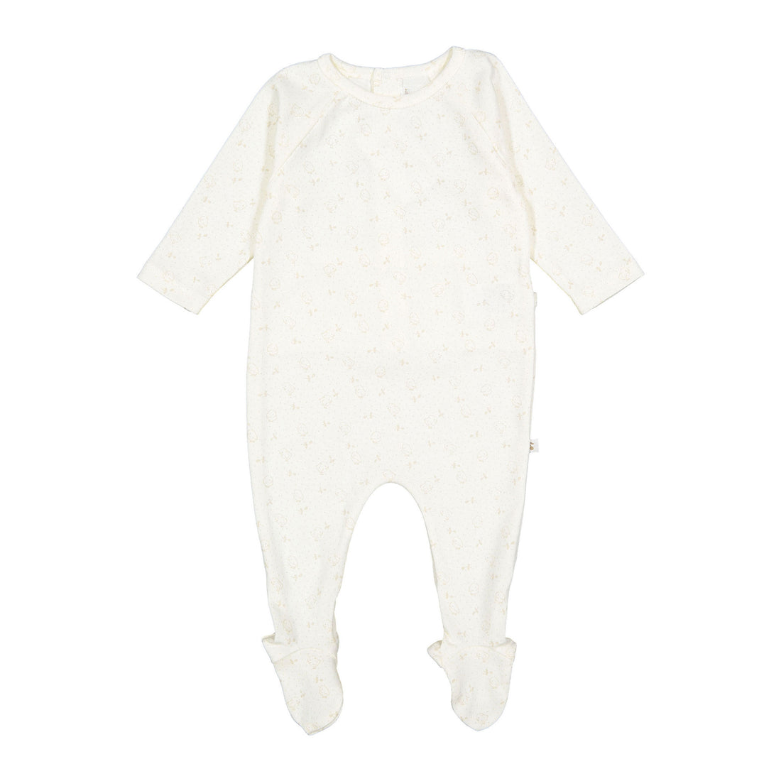 Bonpoint Natural Tif Baby Pajamas