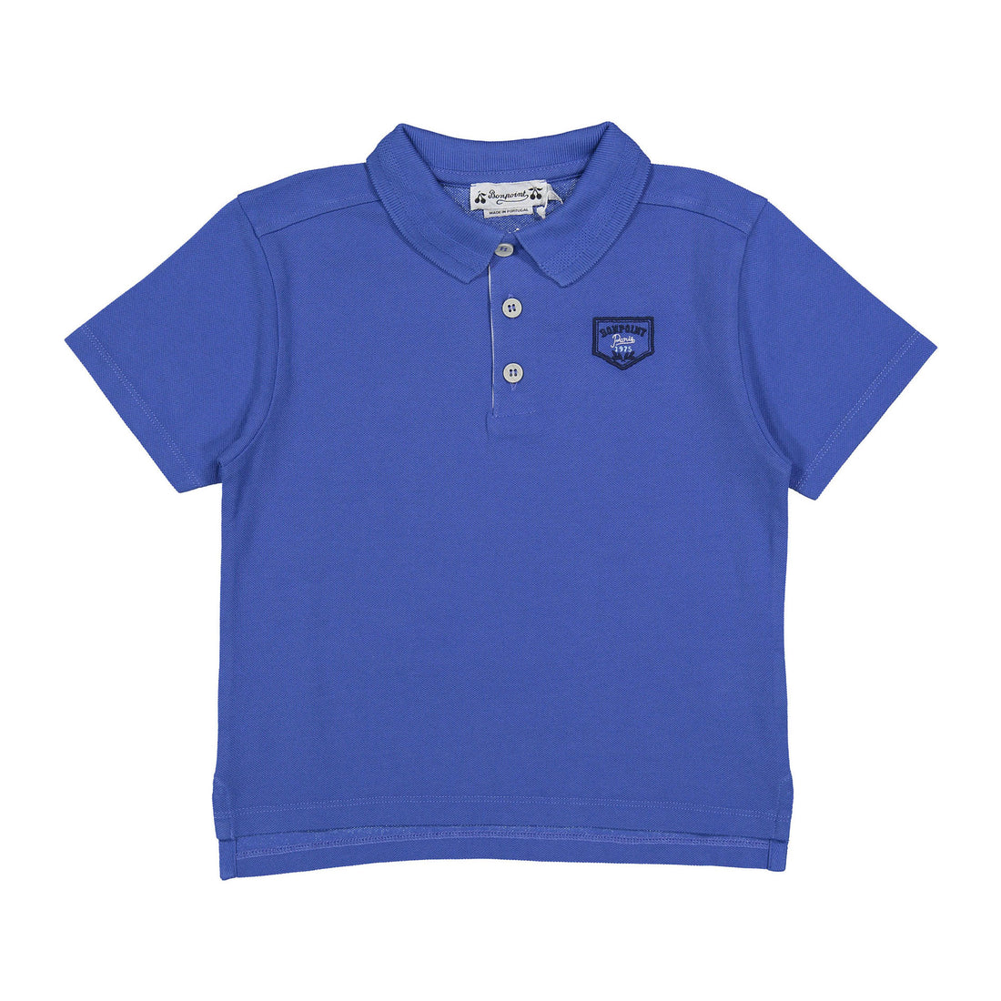 Bonpoint Blue Elian Polo Shirt