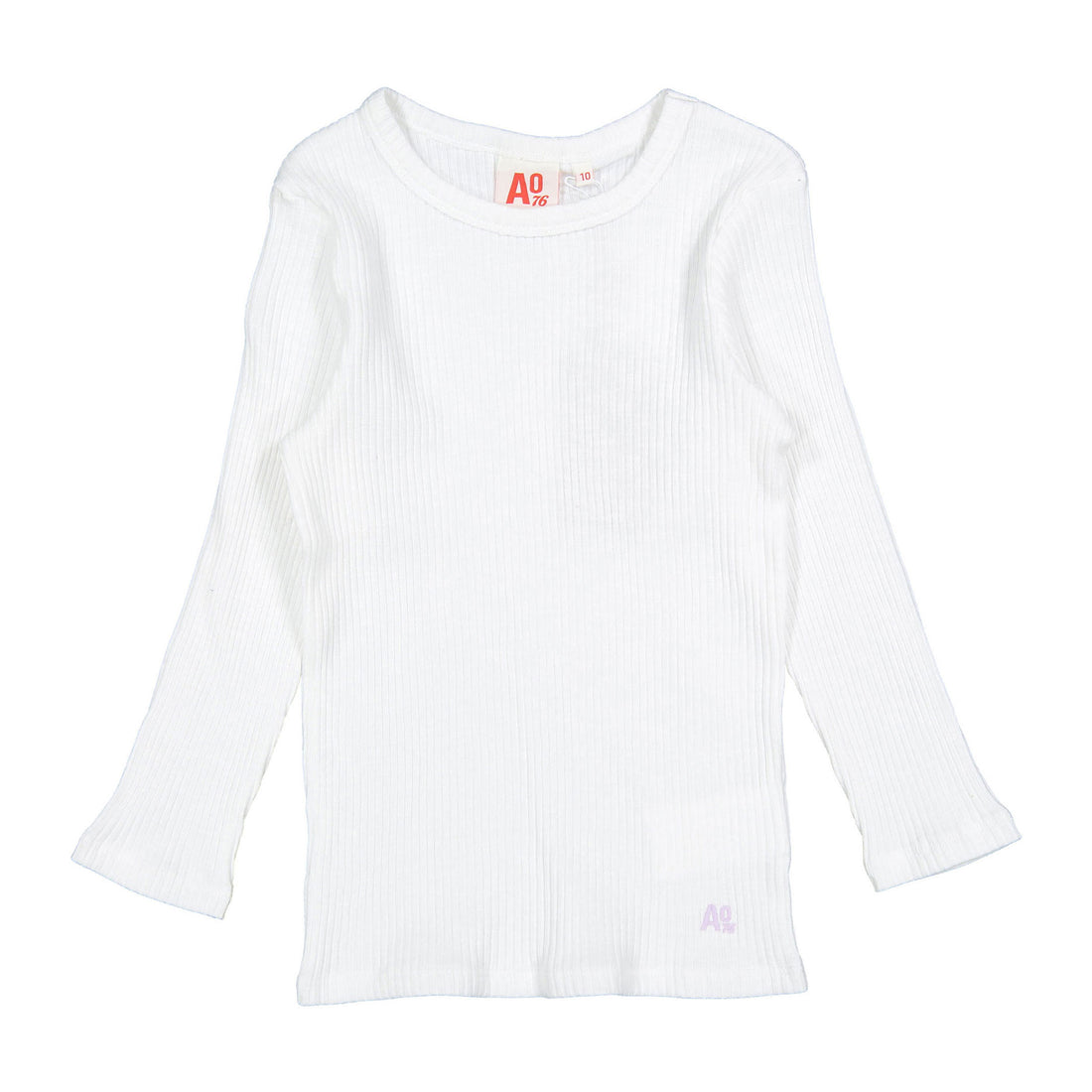 AO76 White Ami Logo 3/4 T-Shirt