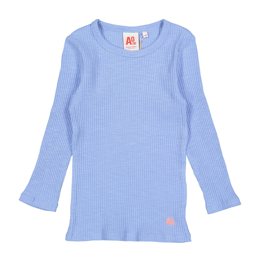AO76 Vista Blue Ami Logo 3/4 T-Shirt