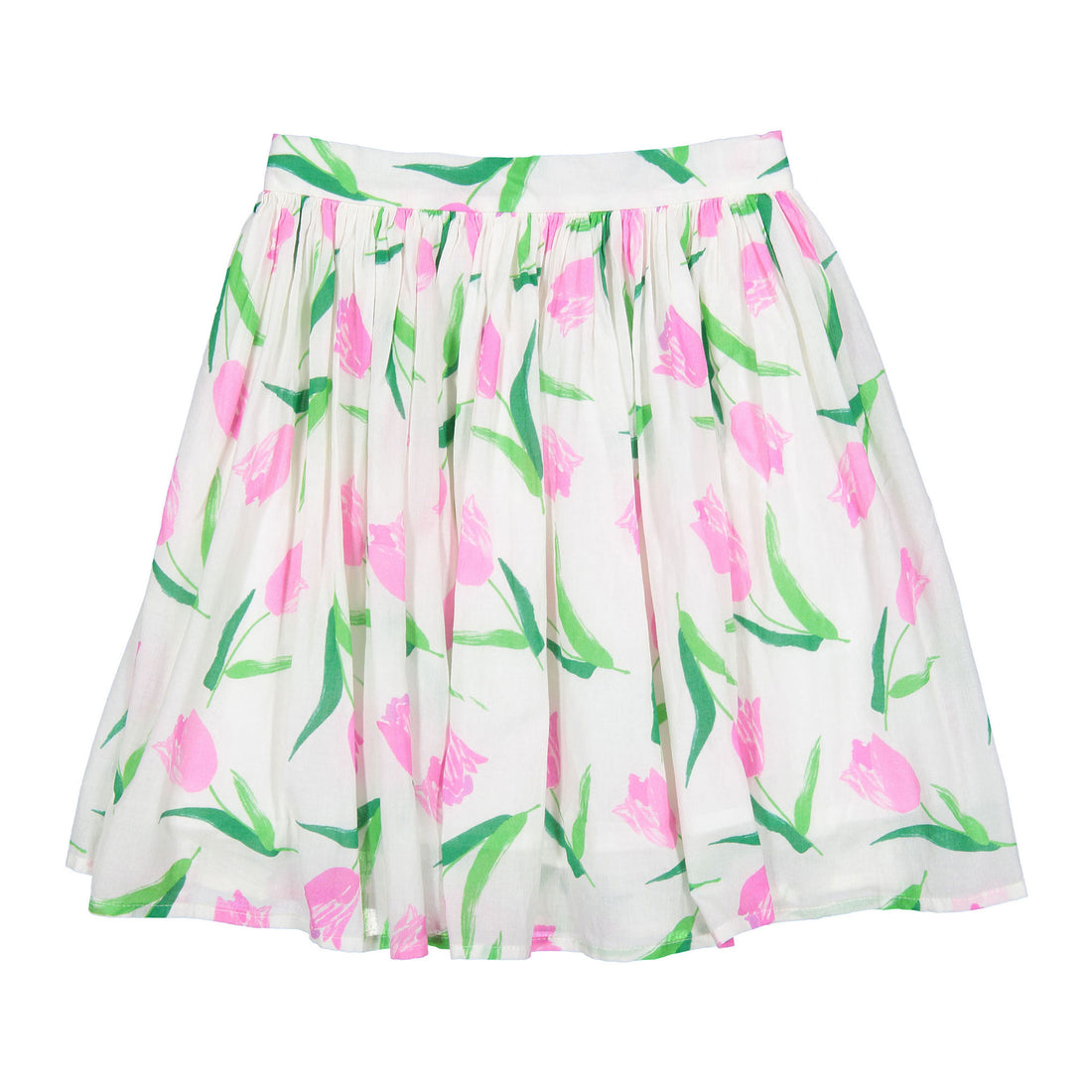 Morley White Tulip Long Skirt
