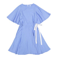 Unlabel Sky Blue Satin Dress