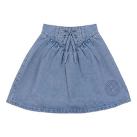 Calla Lili Blue Denim Nautical Skirt
