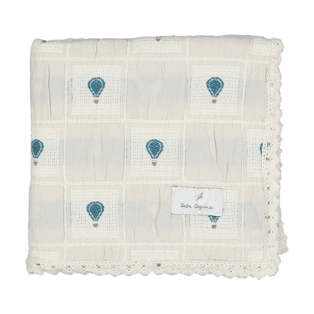 Bebe Organic Sand Balloon Patchwork balloon Blanket