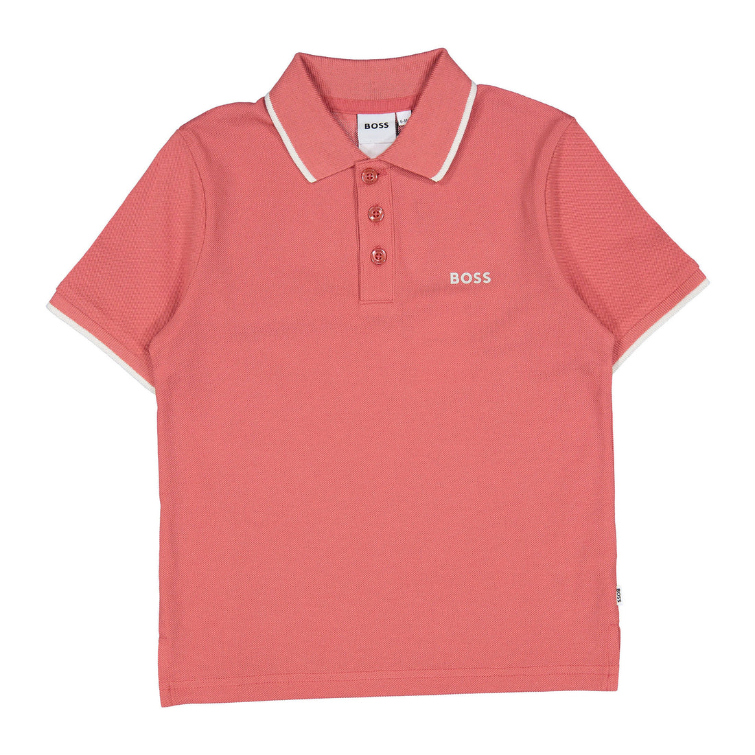 Hugo Boss Raspberry Trim Polo
