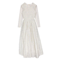 Ava and Lu Vintage Printed Smocked Jumper Set