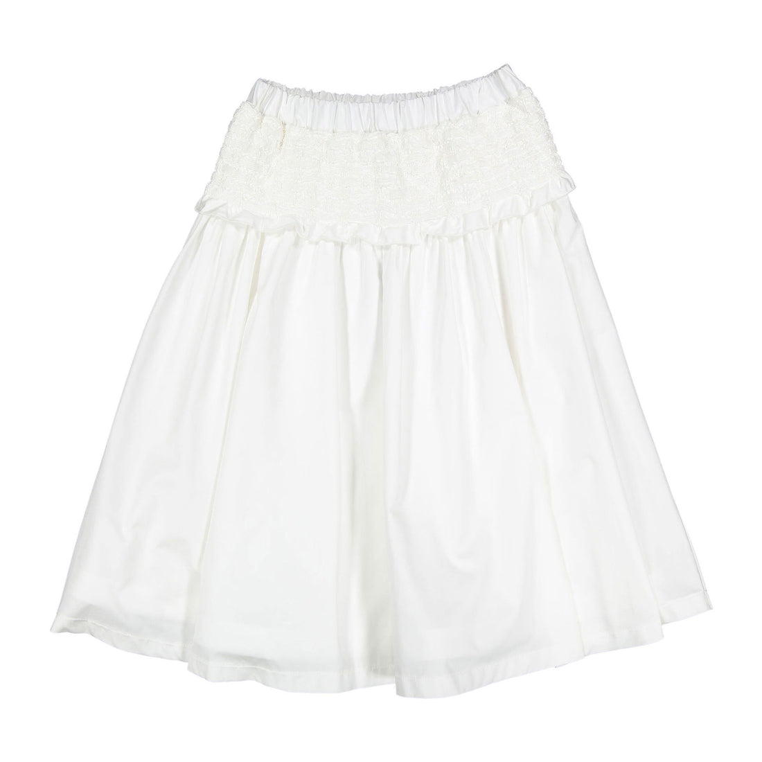 Mimisol Cream Smocked Speical Skirt