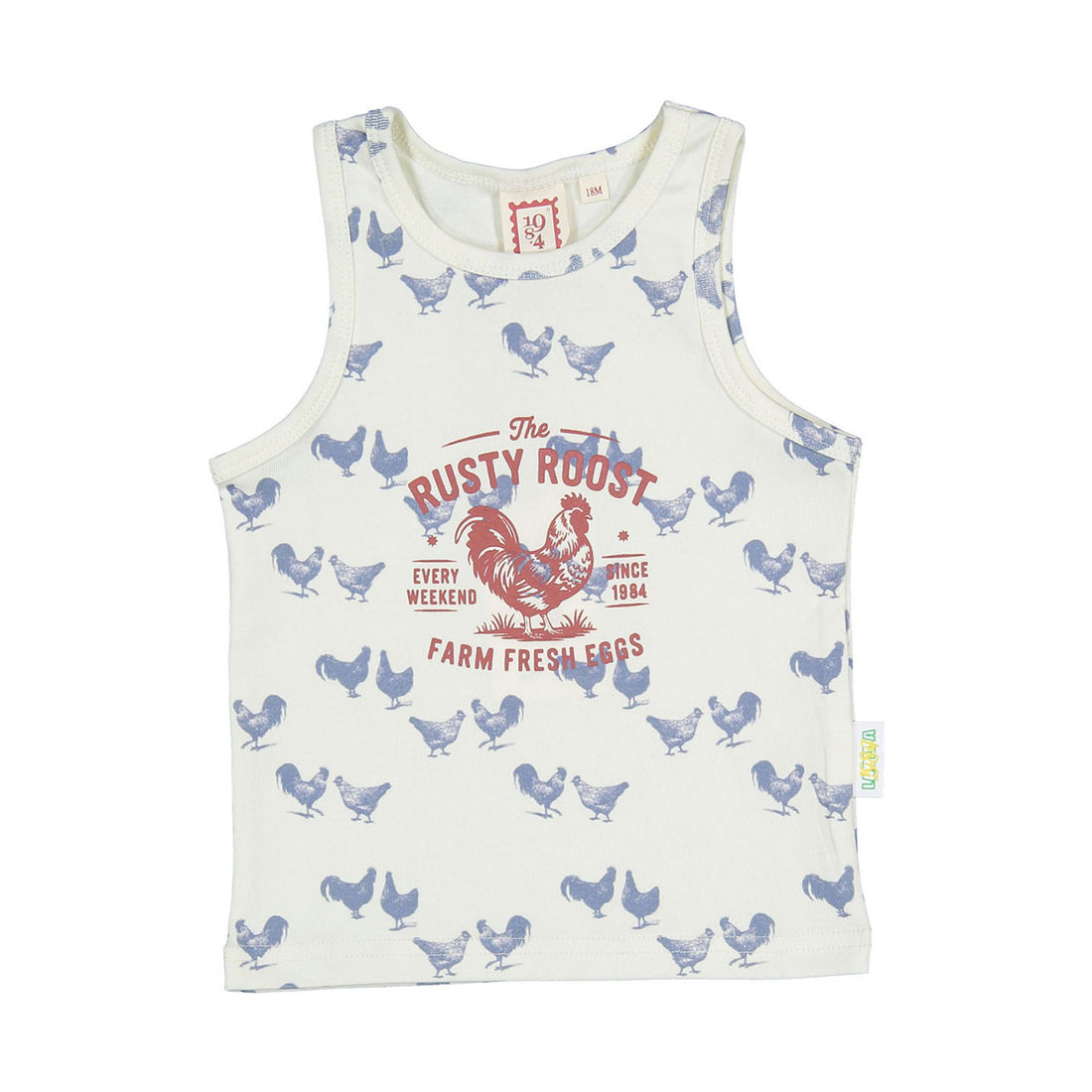 1984 Chicken Print Tank