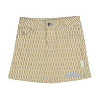 1984 Printed Jean Skirt