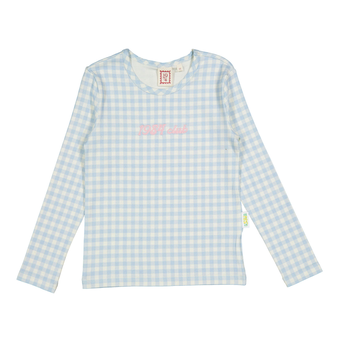 1984 Gingham Long Sleeve Tee