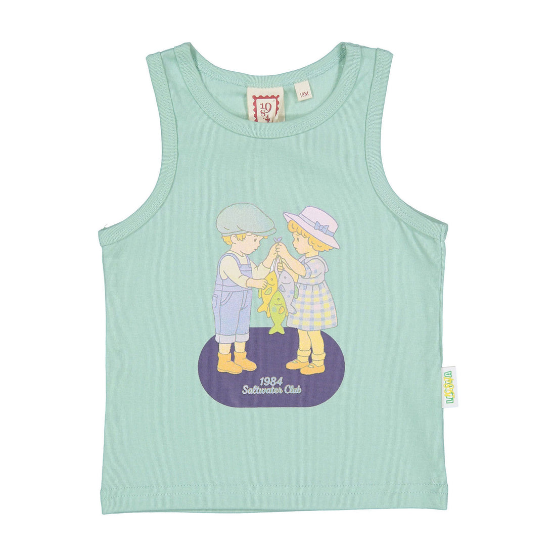 1984 Blue Graphic Tank