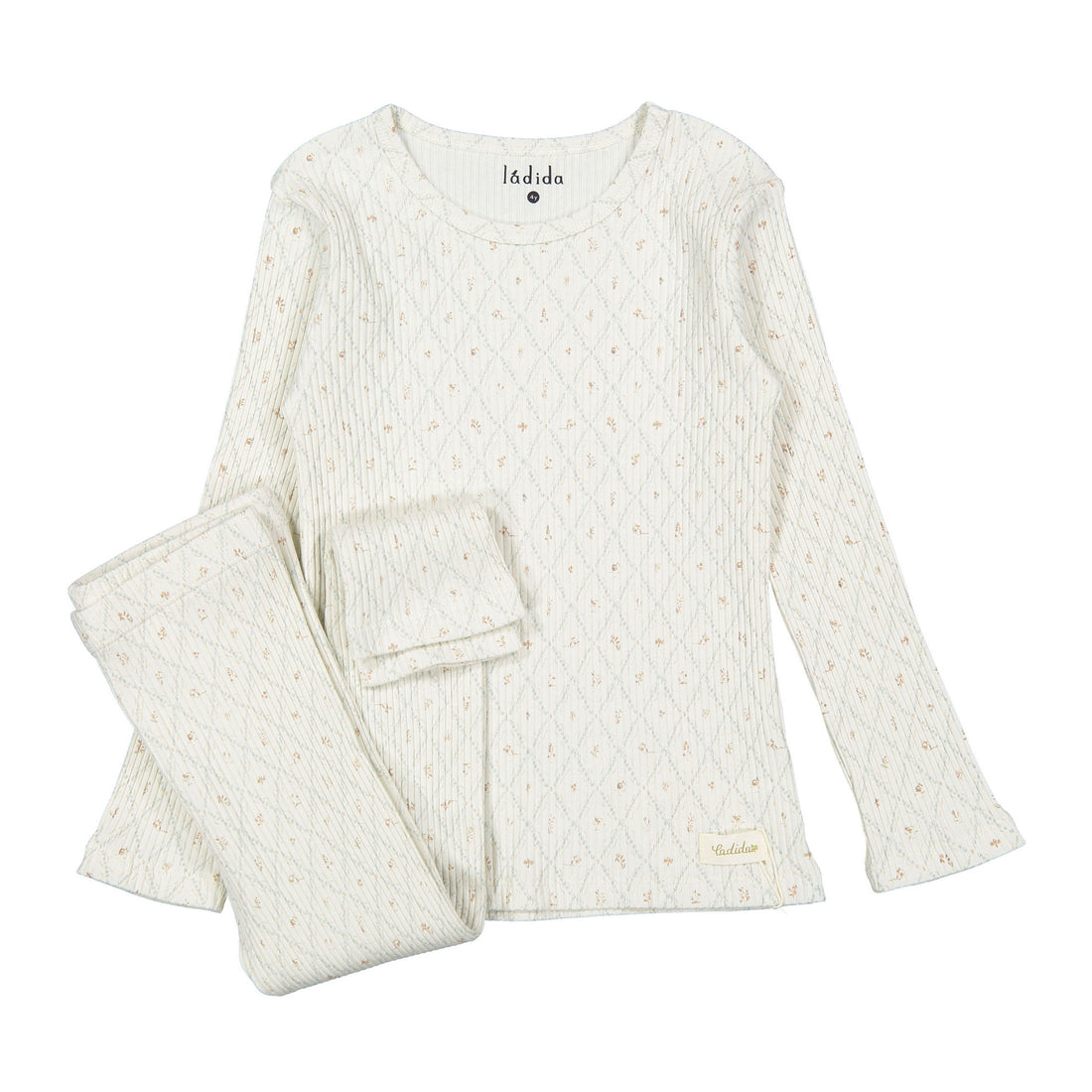 Ladida Layette Taupe Fairytale Pajamas