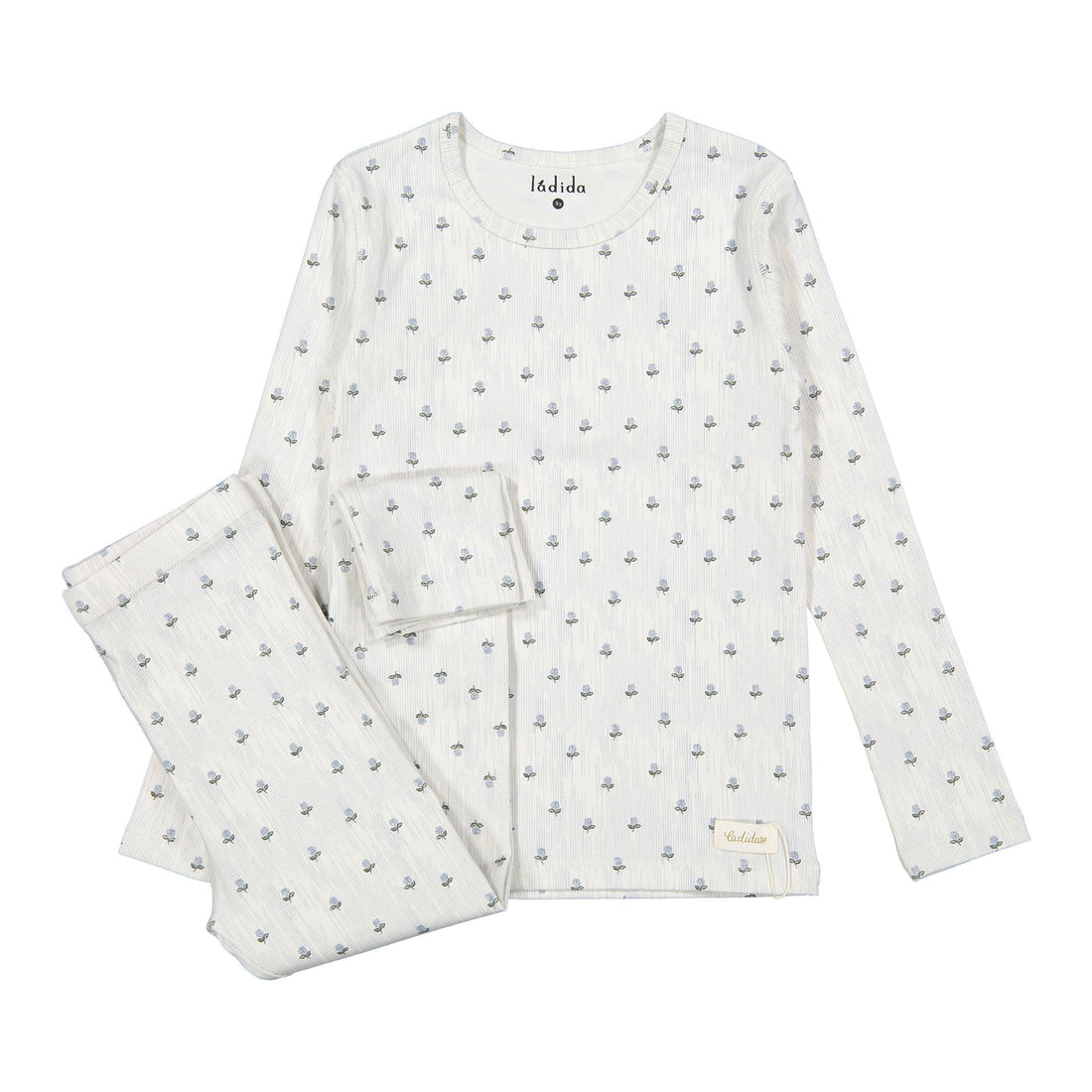 Ladida Layette Vintage Blue Pajamas