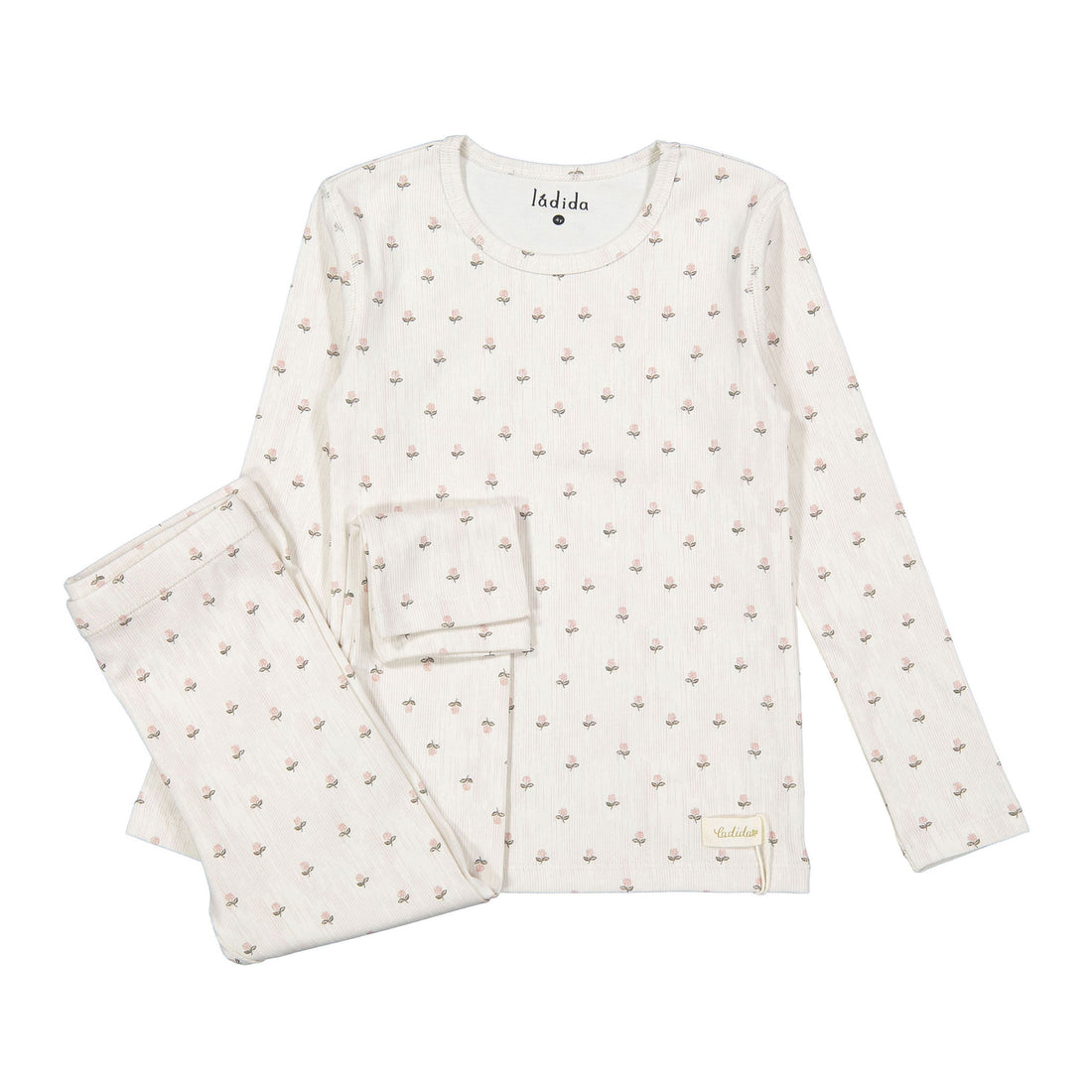Ladida Layette Vintage Rose Pajamas