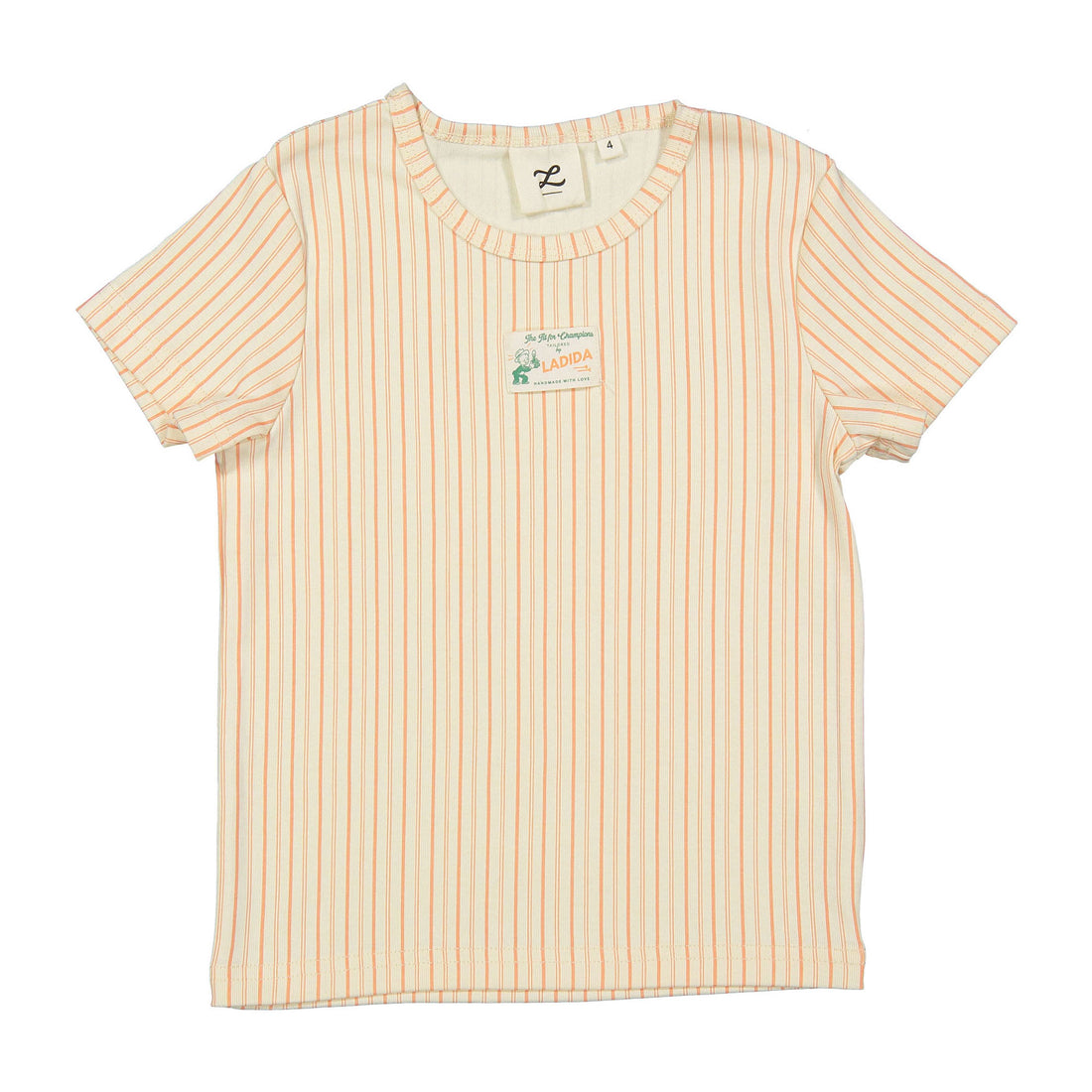 L by Ladida Funday Orange Striped Tee