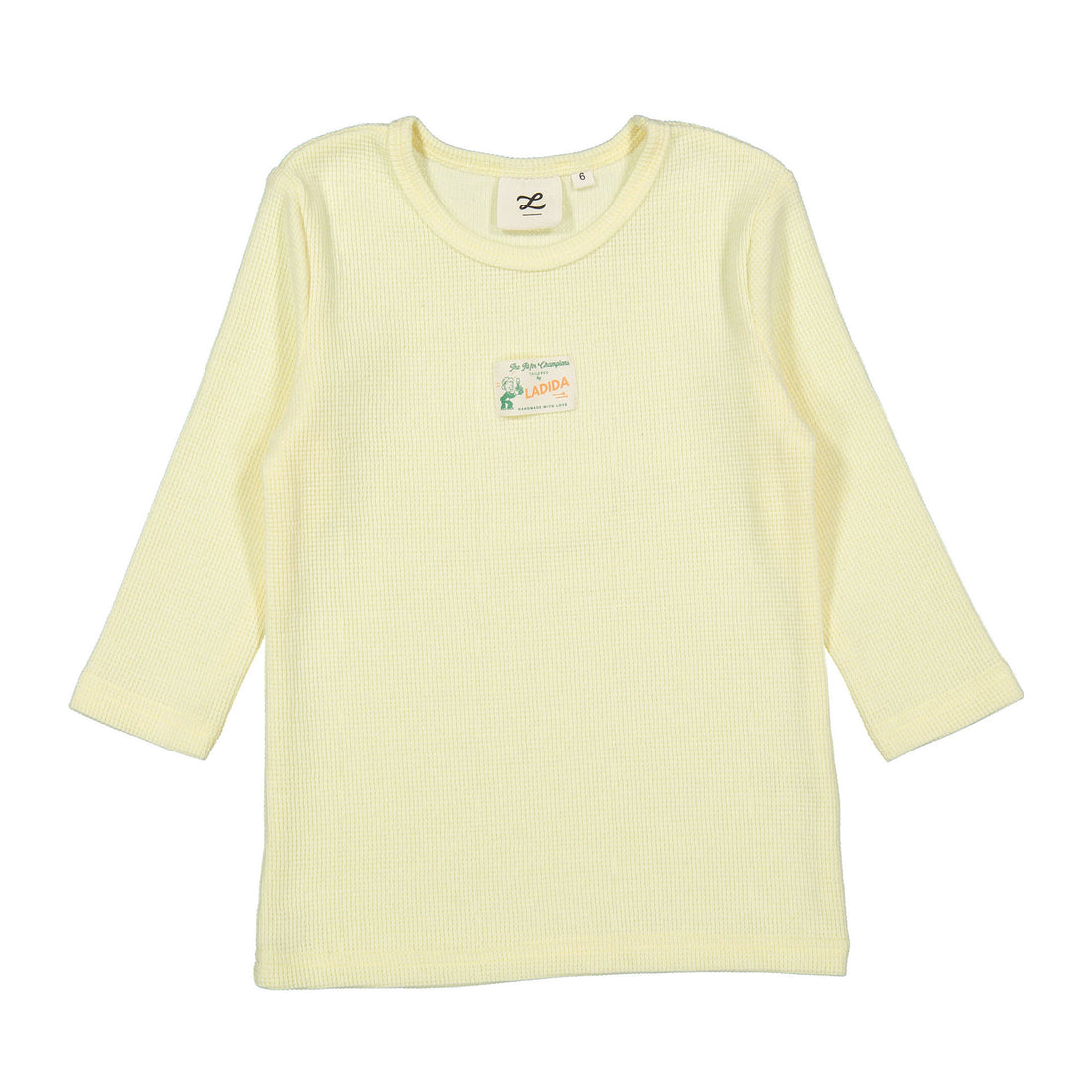 L by Ladida 3/4 Sleeve Waffle Tee