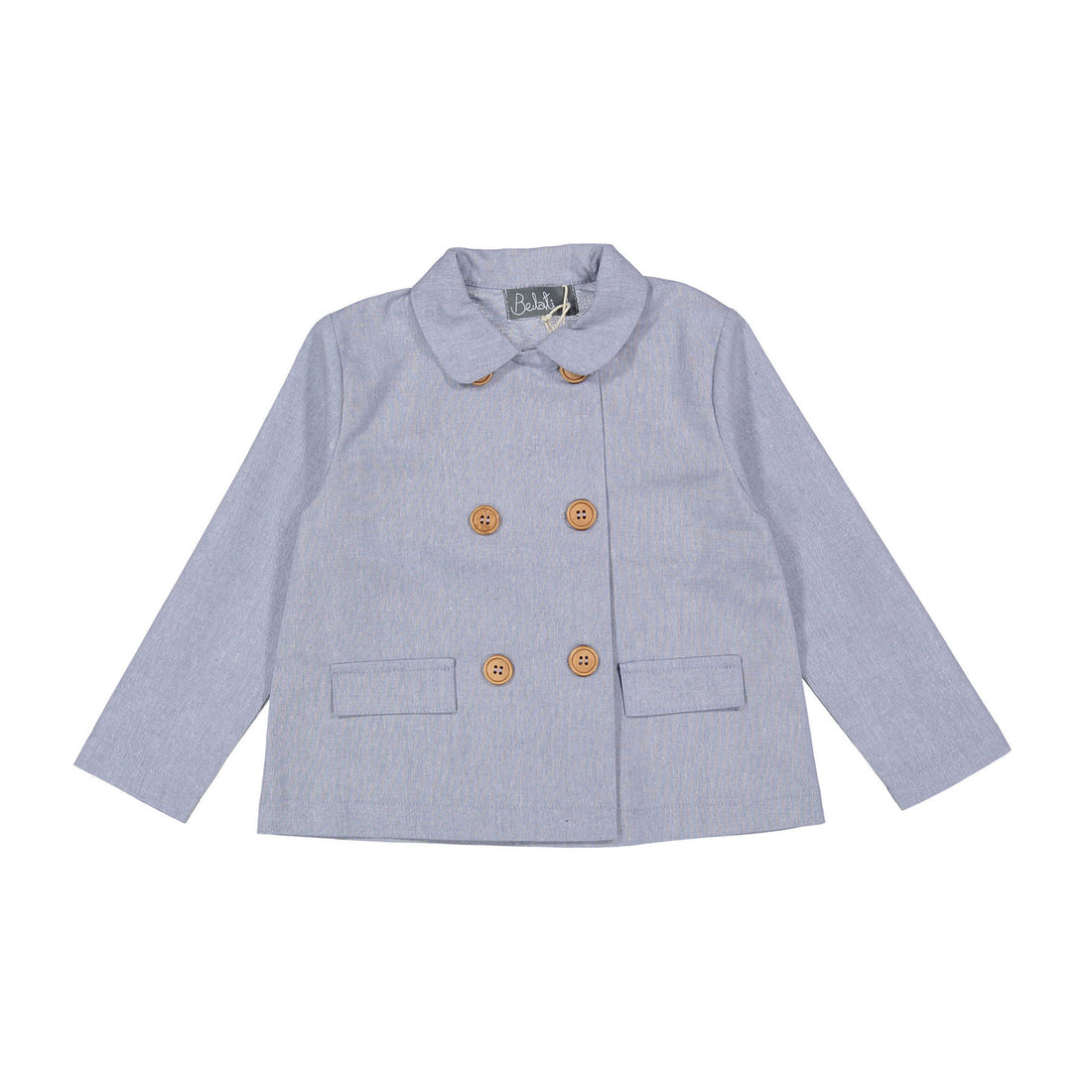 Belati Denim Trench Linen Jacket