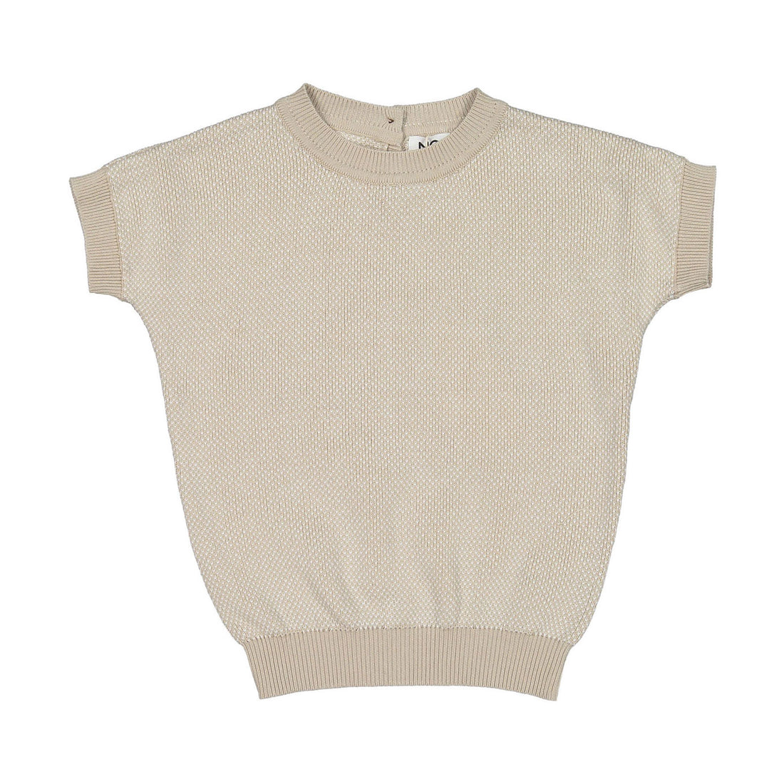 Noma Sand Pique Texture Boxy Sweater