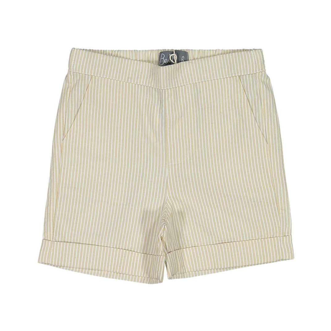 Belati Sand Striped Seersucker Shorts