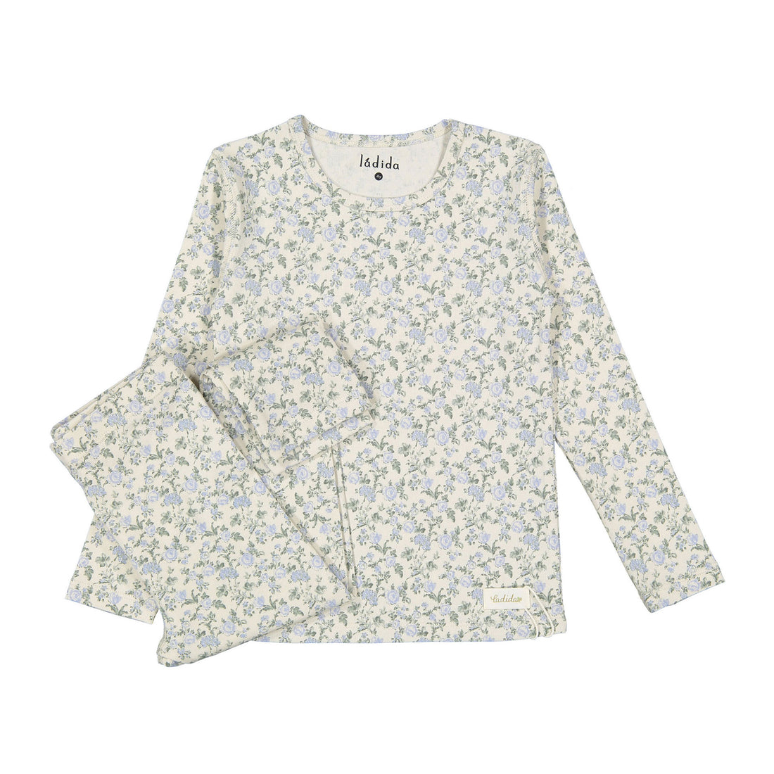 Ladida Layette Blue Garden Pajamas