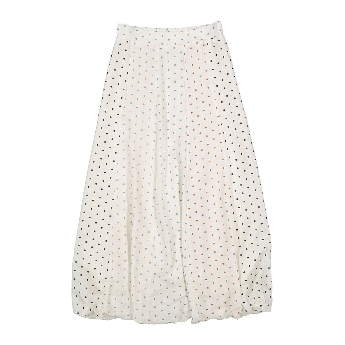 Ava and Lu Beige Polka Dot Skirt