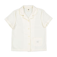 L by Ladida Cream Waffle Grandpa Shirt