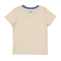 L by Ladida Swimmers Blue Trim Tee