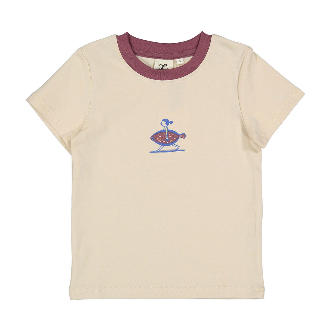 L by Ladida Swimmers Mauve Trim Tee