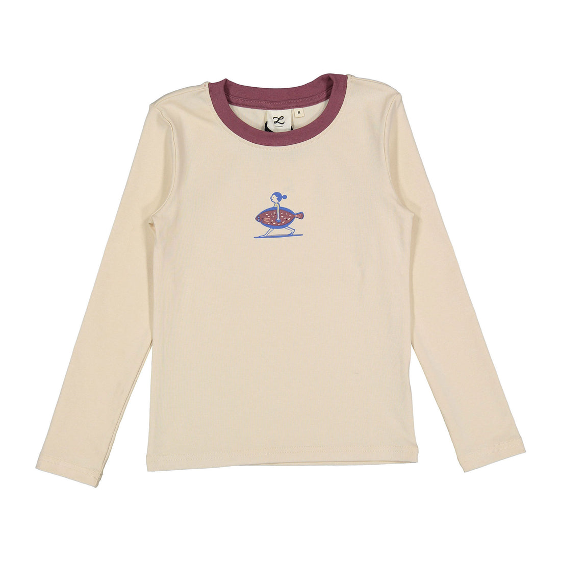 L by Ladida Swimmers Mauve Long Sleeve Tee