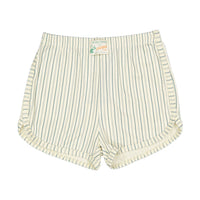 L by Ladida Funday Green Stripe Shorts