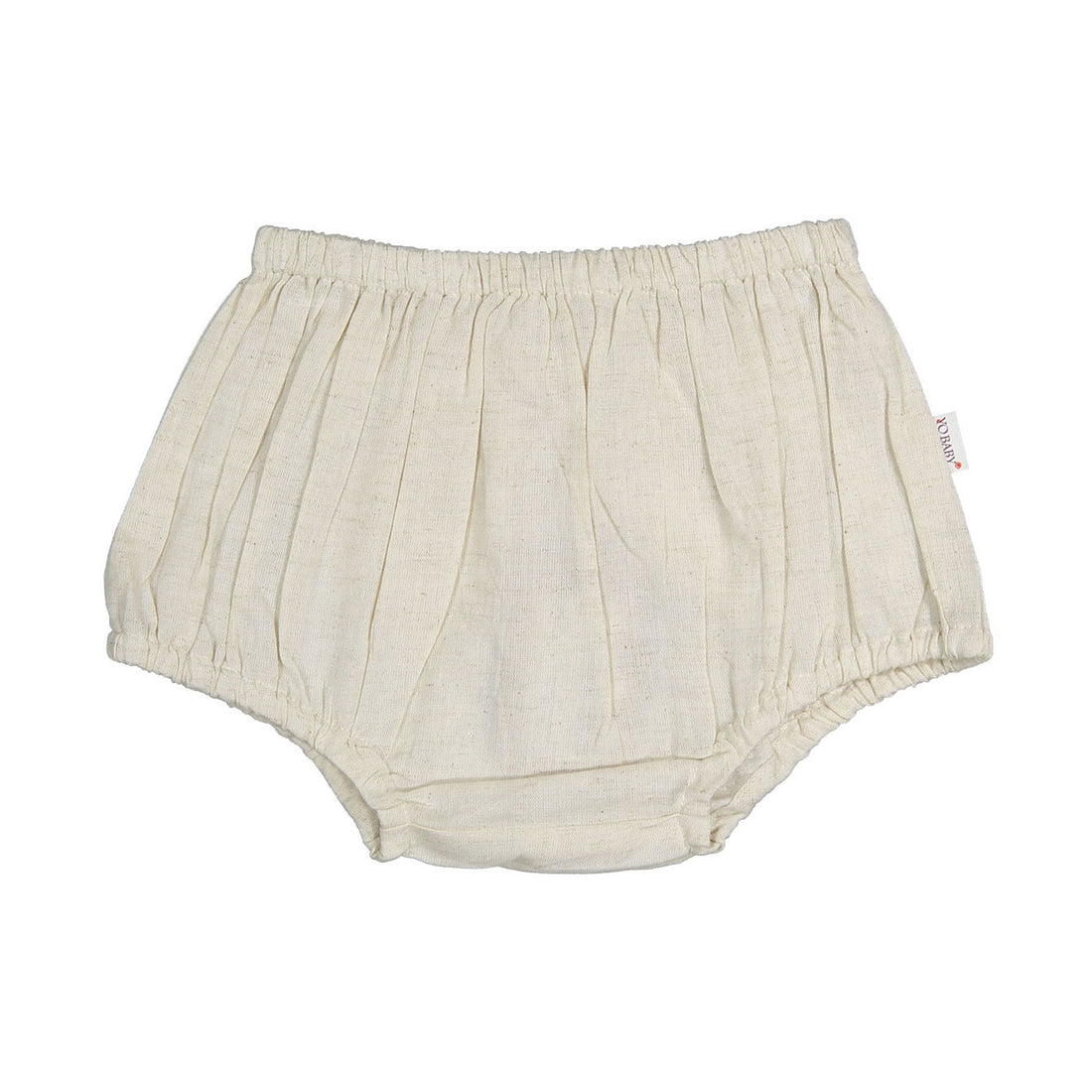 Yo Baby Ivory With Coral Bows Bloomer