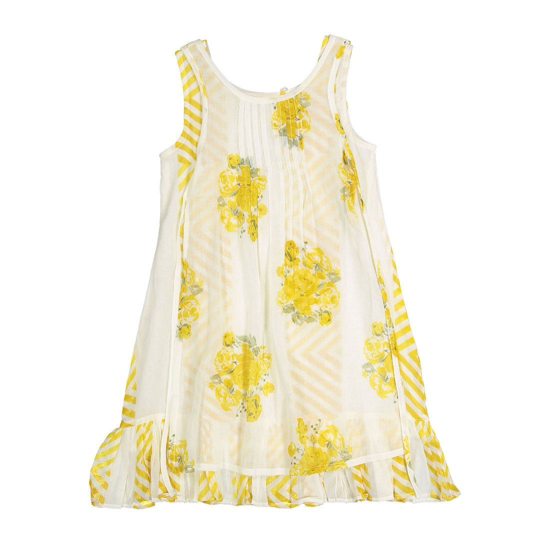 Yo Baby Yellow Lana Layered Dress