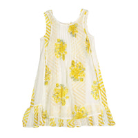Yo Baby Yellow Lana Layered Dress