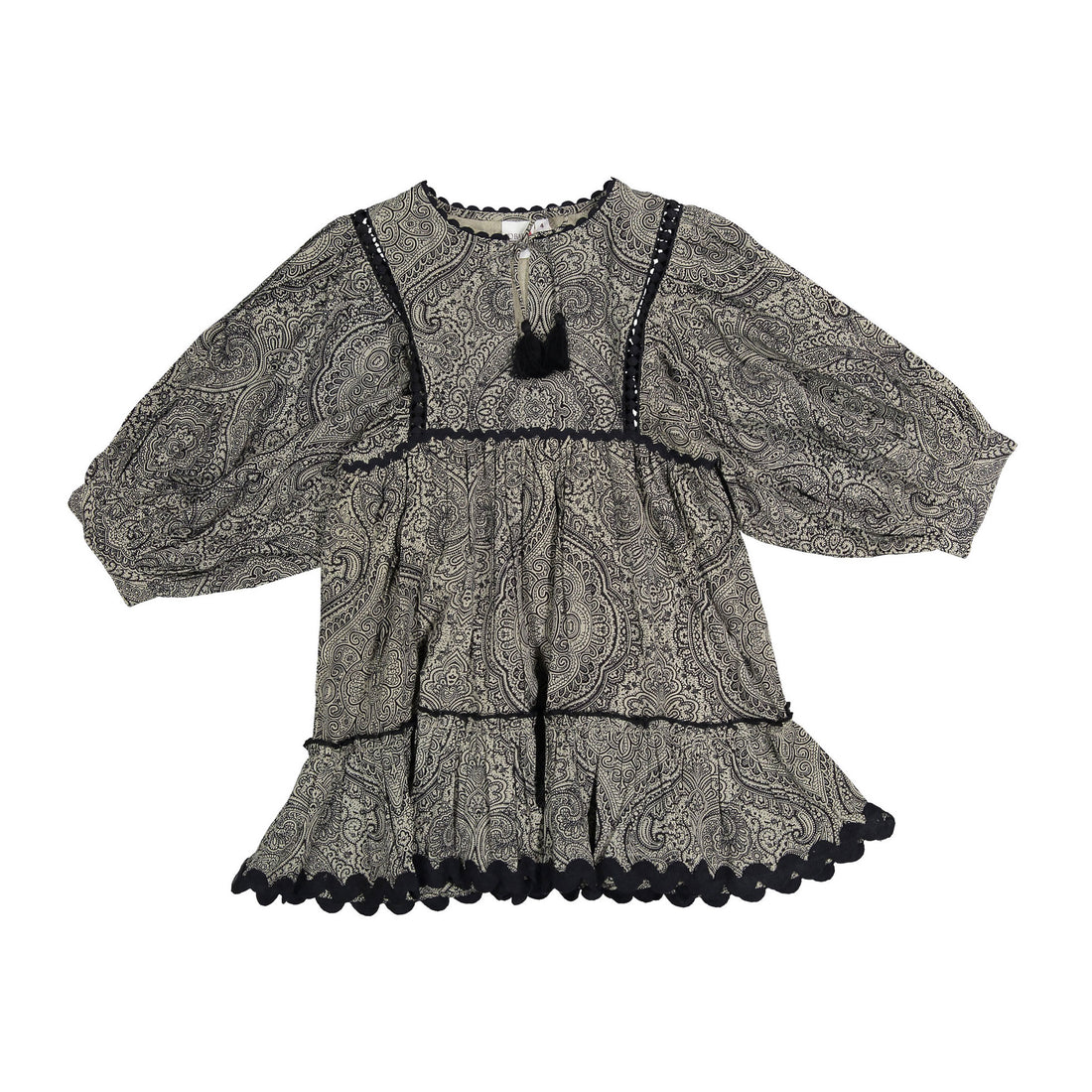 Yo Baby Black Mary Ankle Length Dress