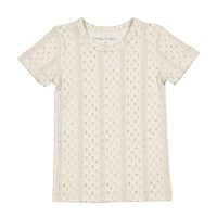 Lovely Littles The Printed Short Sleeve Tee - Lux Pink