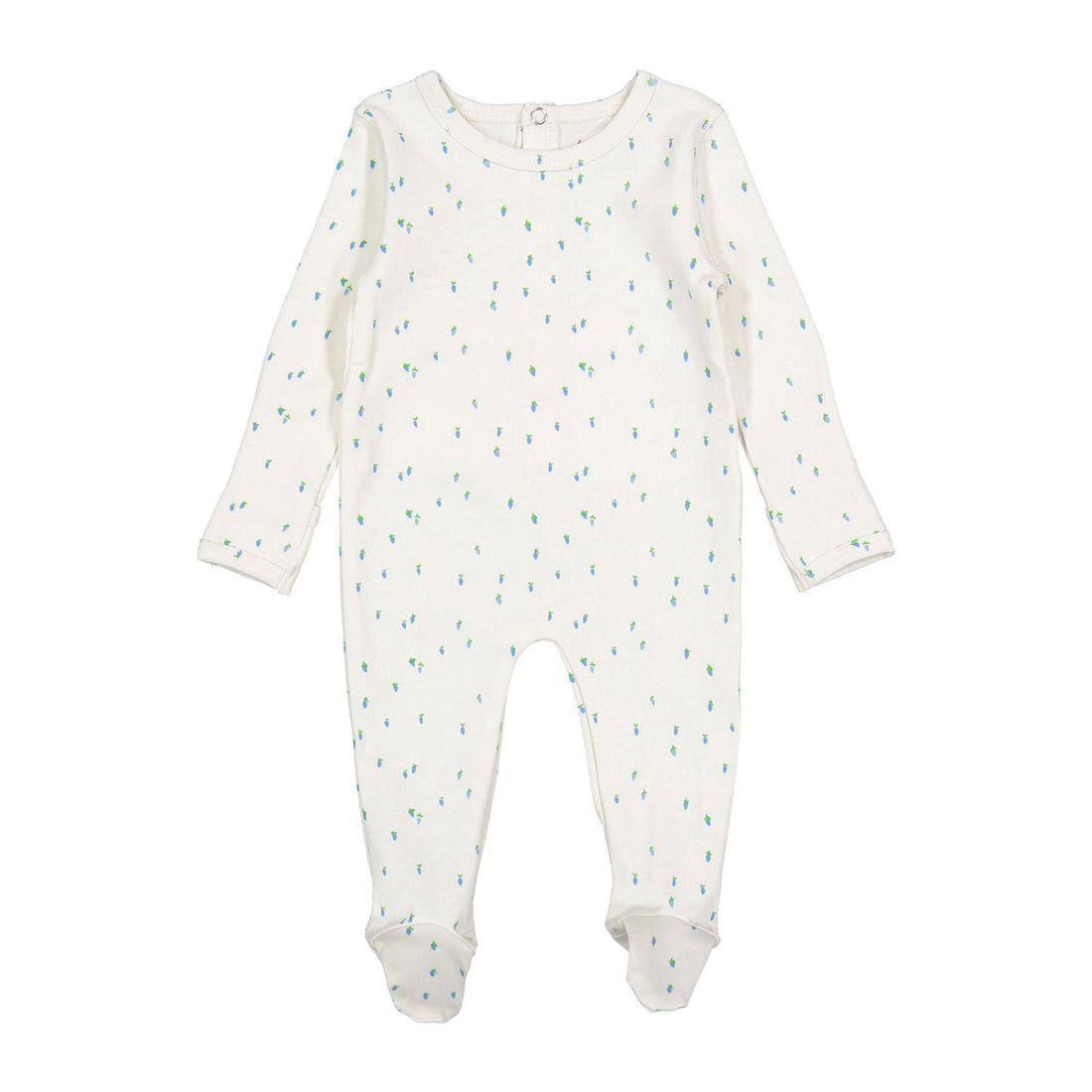 Lovely Littles Raspberry Blue - The Printed Romper