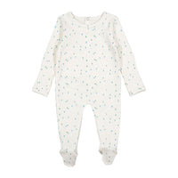 Lovely Littles Raspberry Blue - The Printed Romper